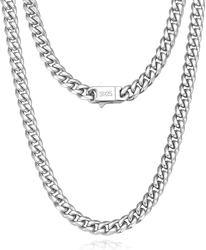 Krz Silver Cuban Link Chain