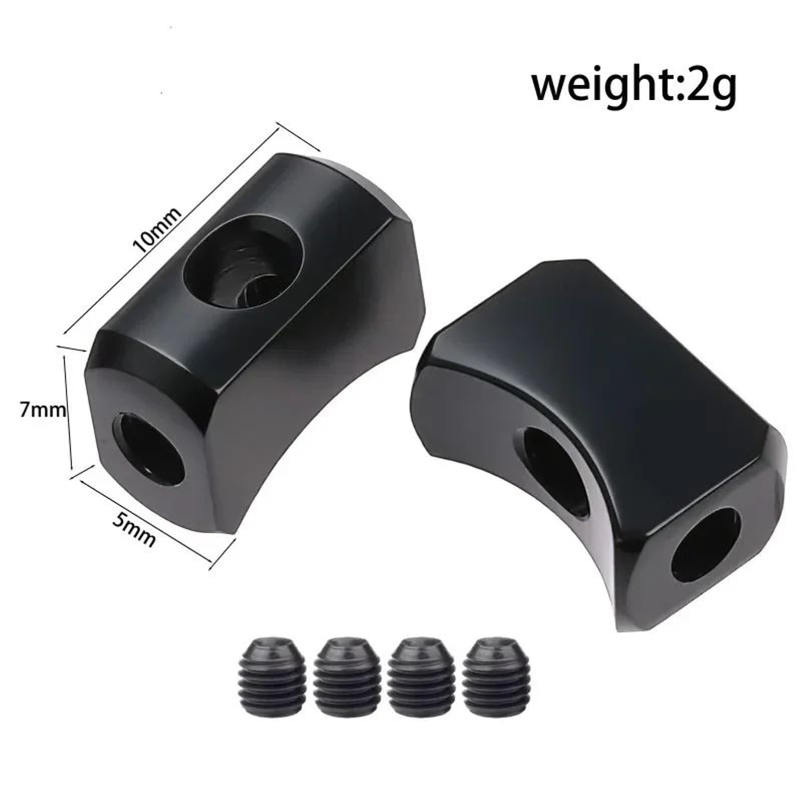 Per 1/10 1/8 Rc Auto Parti Aggiornamento 2 Pezzi Tubo Scarico Blocco Accessori Decorativi Ricambio Sostituire Modelli Giocattolo Ricambi Modellini RC