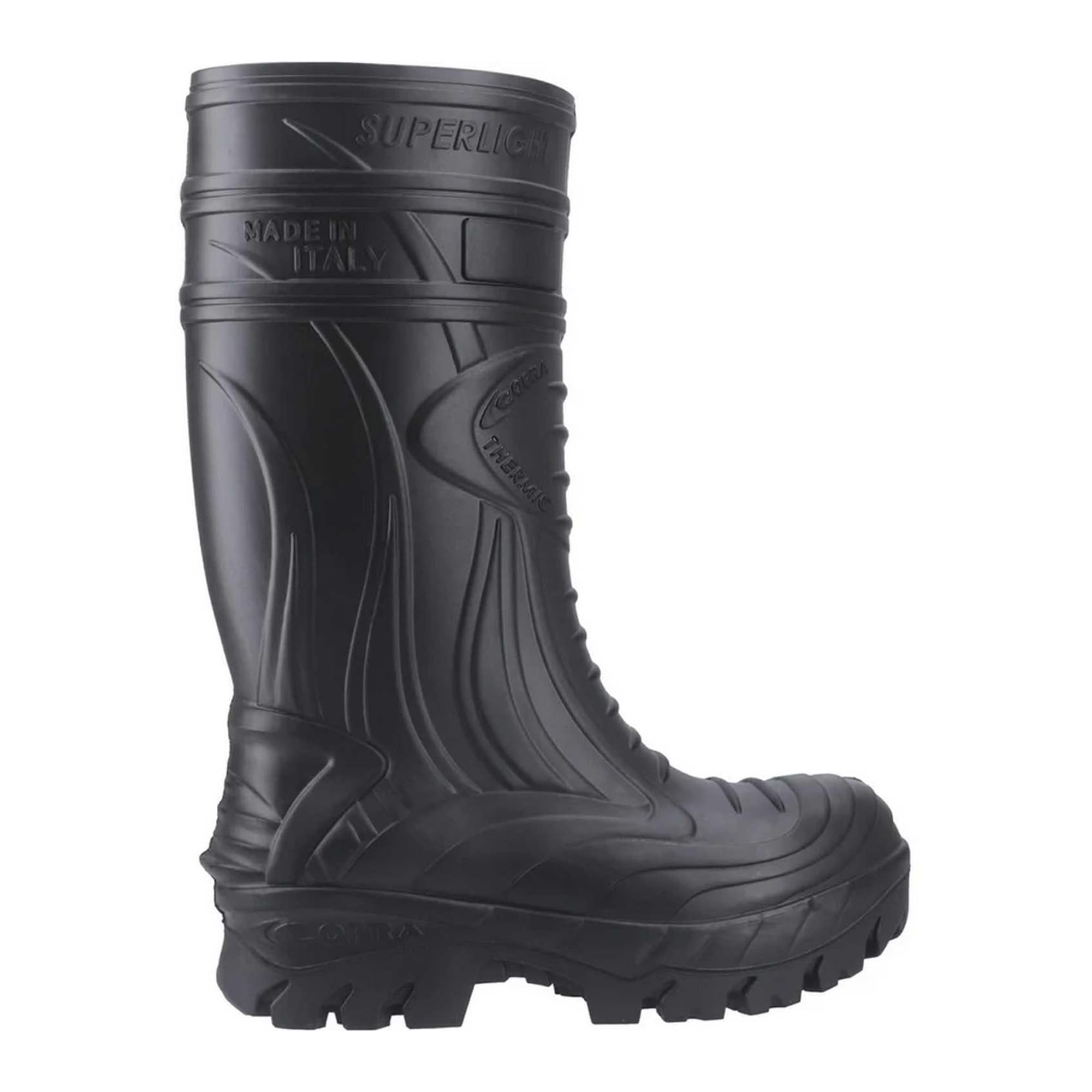 COFRA THERMIC BLACK S5S MET MISURA STIVALE PU/GOMMA ANTISTATICO Scarpa da lavoro antinfortunistica termica isolante dal freddo