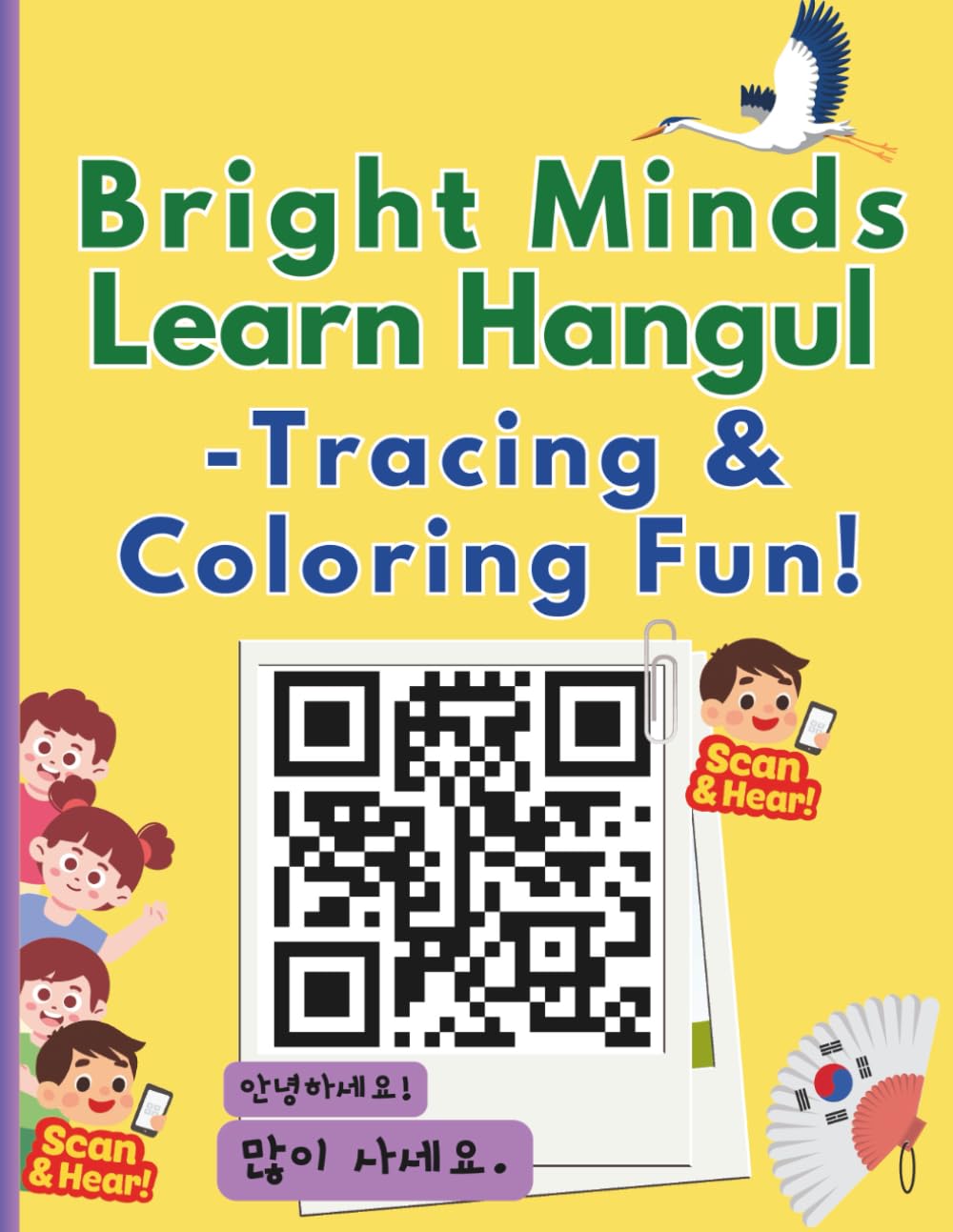 Bright Minds Learn Hangul – Tracing & Coloring Fun