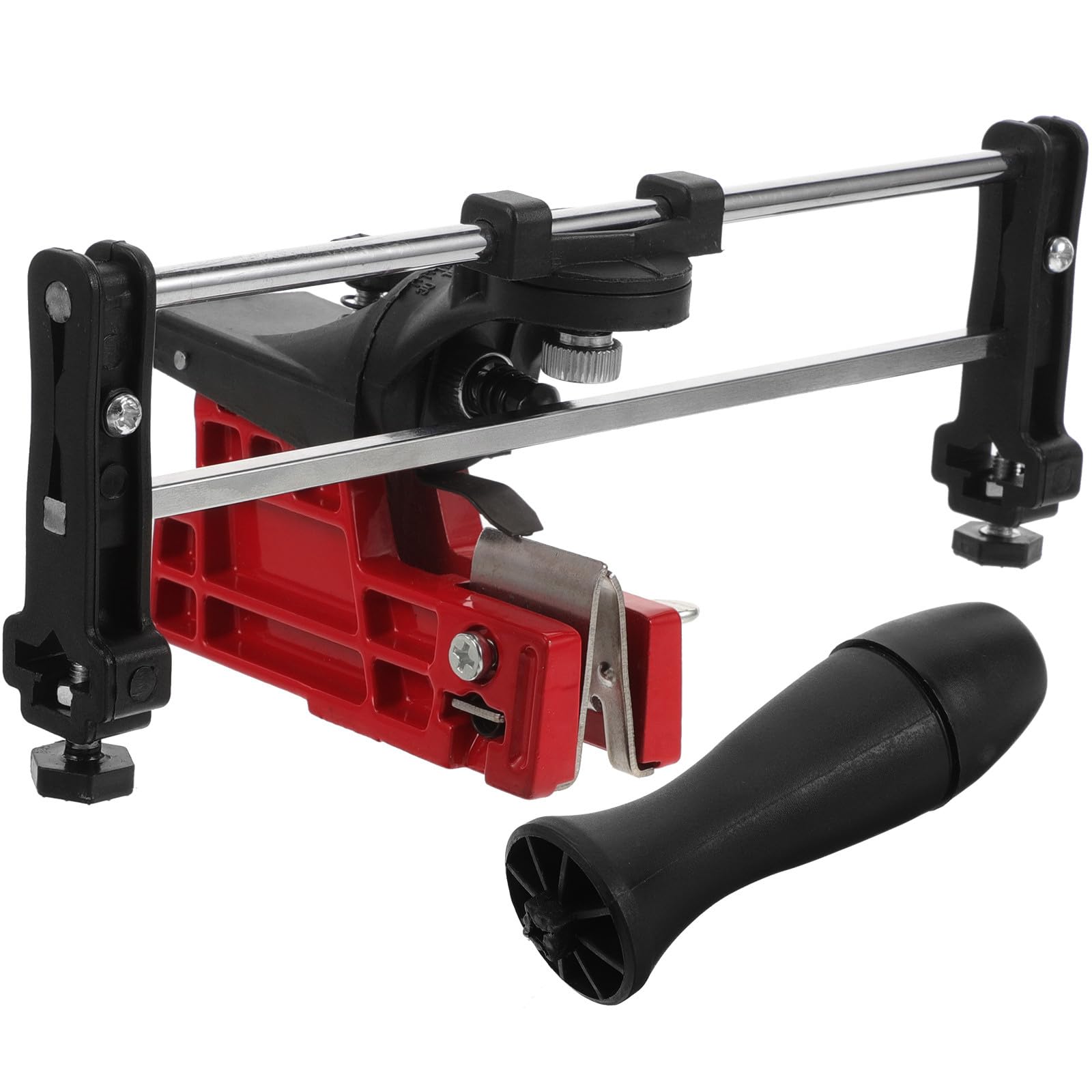 Tronçonneuse outil d'affûtage à manivelle guide métal accessoire pratique extérieur