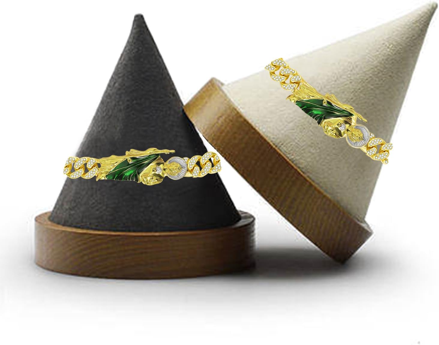 San Judas Tadeo Bracelet Stainless Steel 24k Gold Plated Saint Jude Pendant Catholic Mexican Bracelets For Men 310 - Image 5