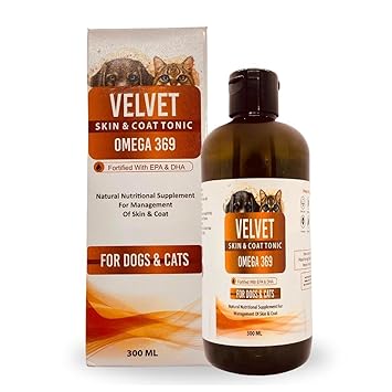 Velvet Skin & Coat Tonic with Omega 3, 6 & 9 (300 ML)