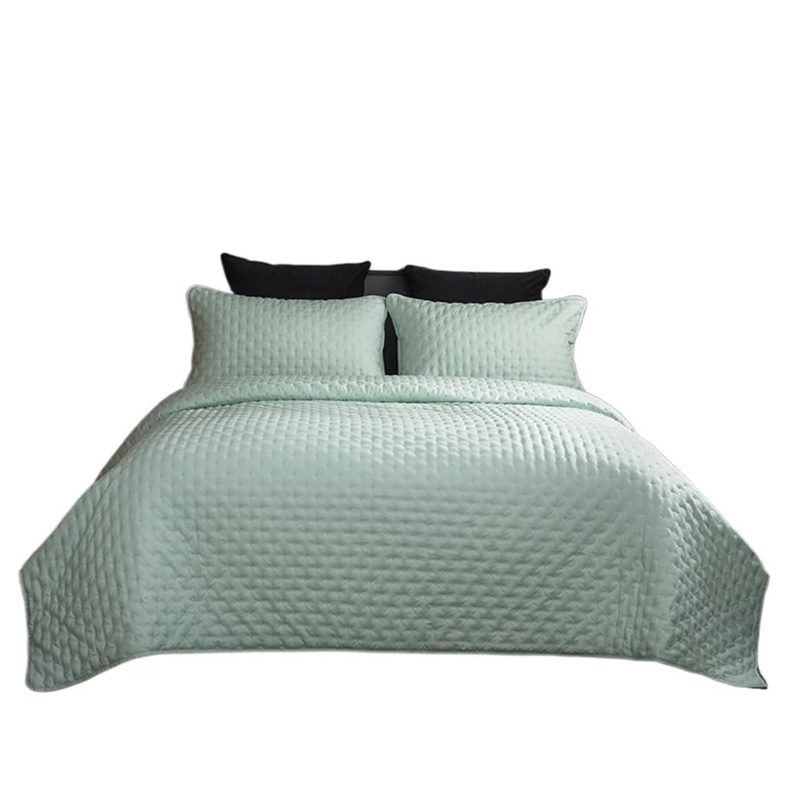 DAJGRHE Bedspread Quilted Ultra Soft Bed Coverlet with 2Pcs Pillow Shams(Color 2,220X240cm 3Pcs)