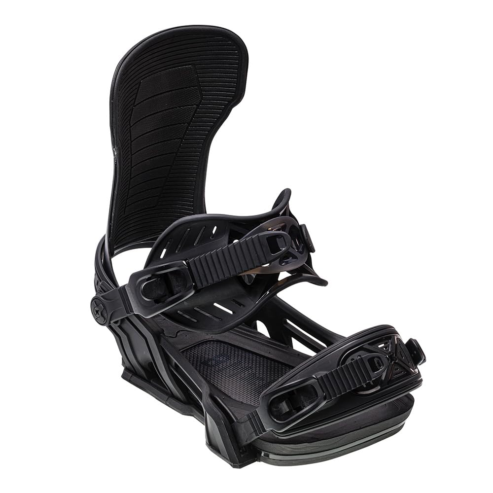 Bent Metal Solution Snowboard Bindings, M, Black