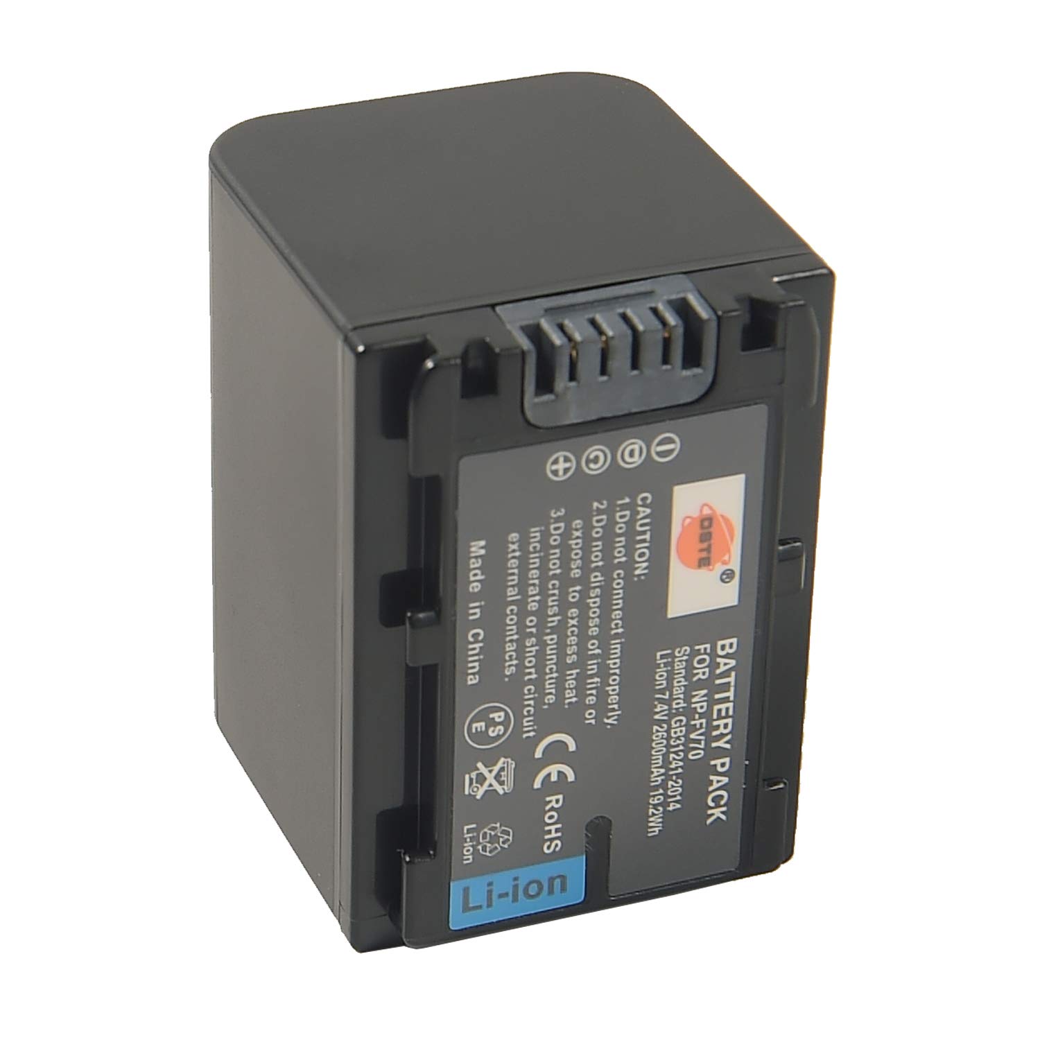 DSTE 2-pacco Ricambio Batteria + DC36E Caricabatteria per JVC BN-VF808U