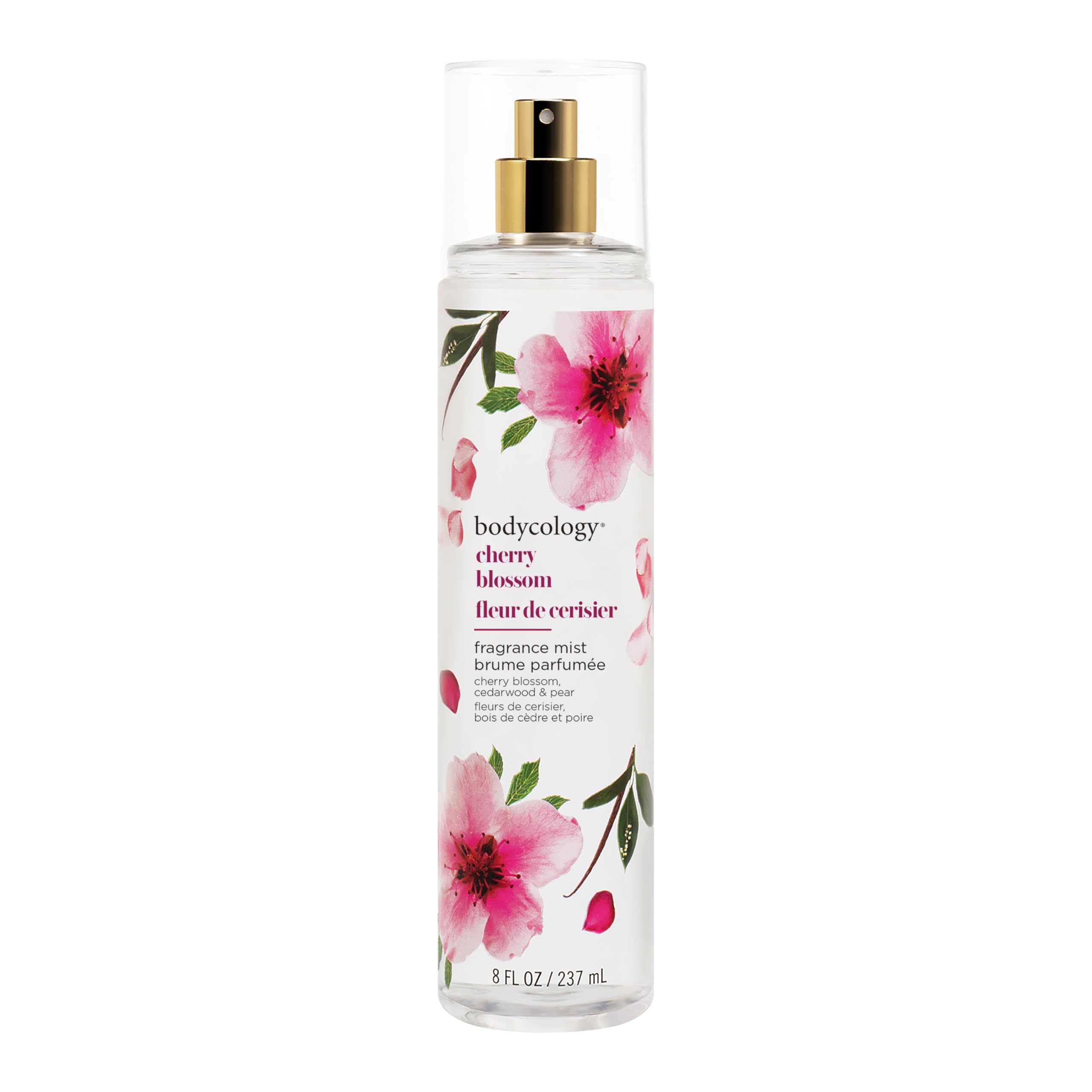 Bodycology Long-Lasting Fragrance Body Mist, Cherry Blossom, 8 fl oz