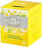 Ahmad Tea London Chá Misto De Camomila E Capim-Limão Fruit & Herb Caixa 15G 10 Unidades De 1 5G Cada