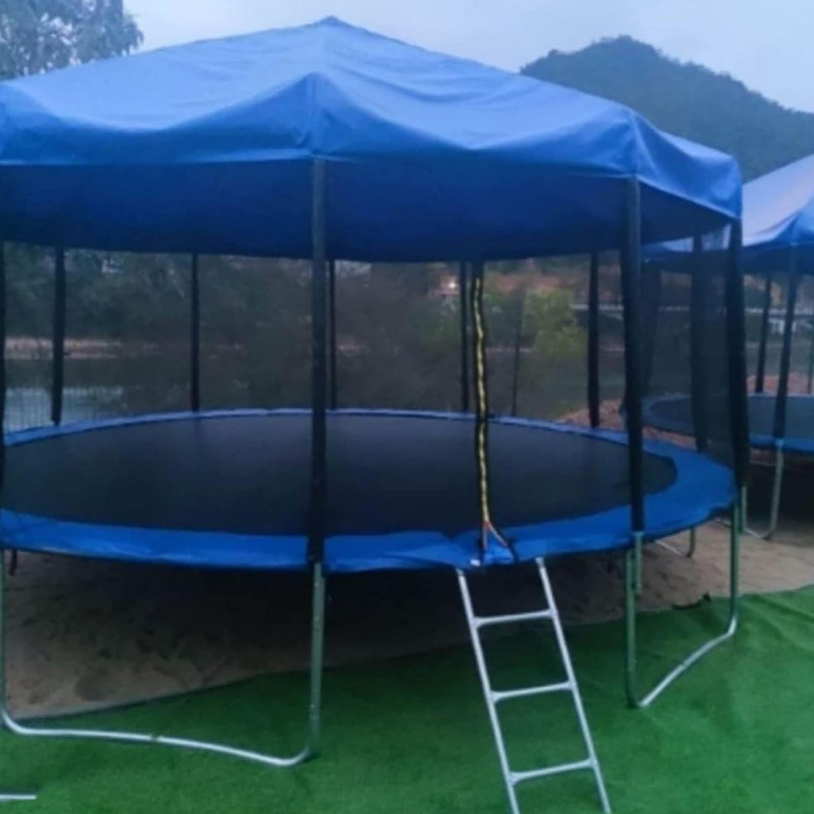 Toldo de protección UV para exteriores, toldo portátil de 6 pies, 8 pies, 10 pies, refugio solar fácil de instalar, diseño ligero para actividades al aire libre