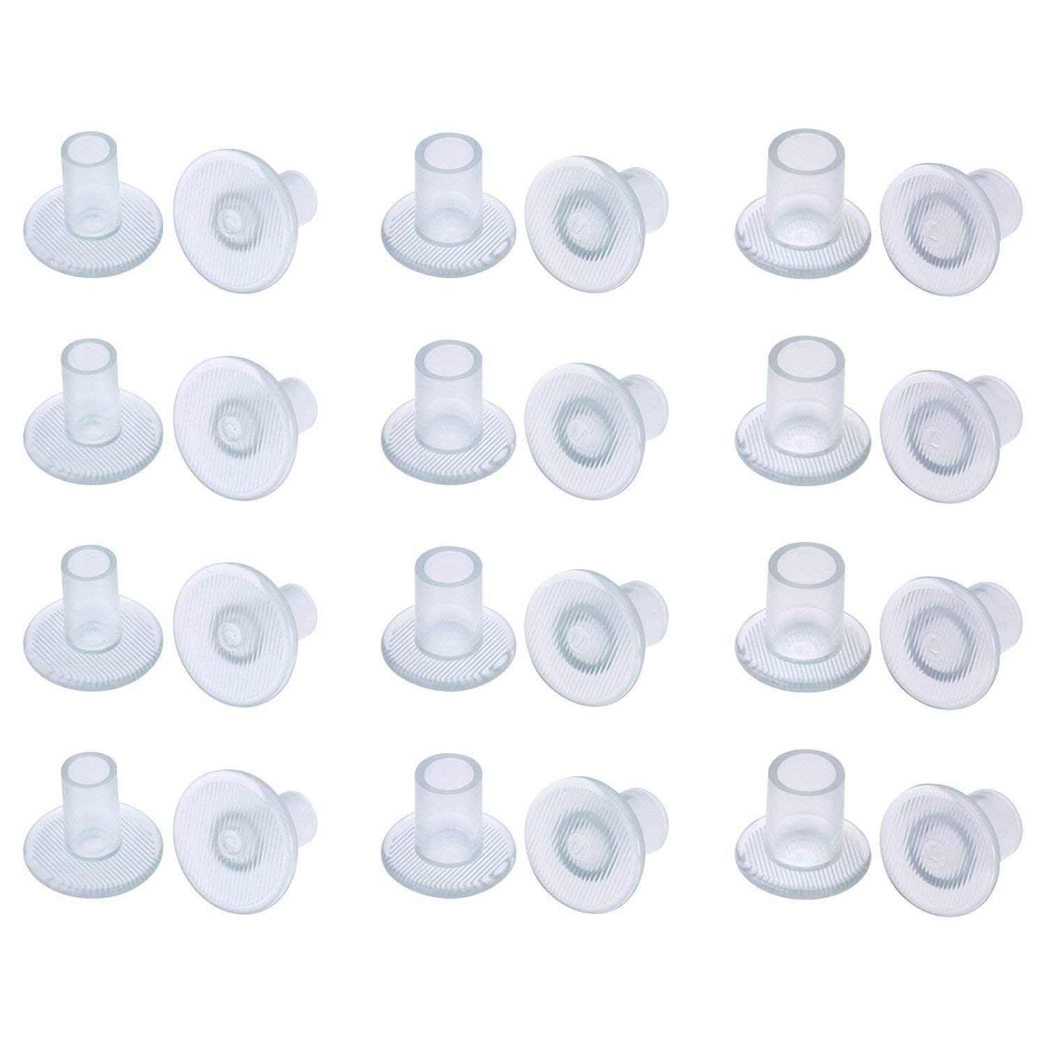12 Pairs Heel Stoppers High Heel Protectors For Women's Shoes Small/Middle/Large Transparent