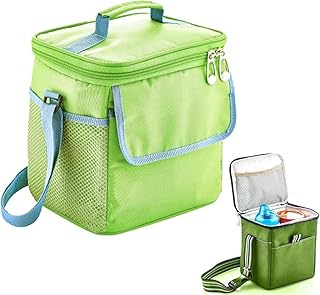 HOMERA Waterproof Thermal Cooler Bag 24L with Aluminum Insulation Hot and Cold Food Storage with Side Mesh Pockets and Carry Strap for Car Trip Work Picnic