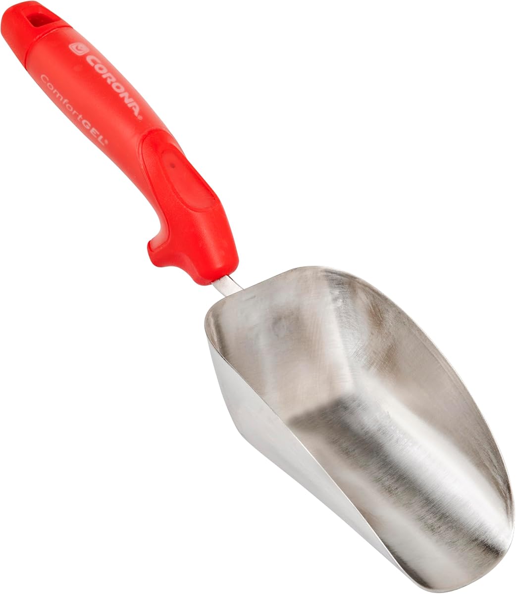 Corona Tools Corona CT 3364 Premium ComfortGEL Pala de acero inoxidable, roja