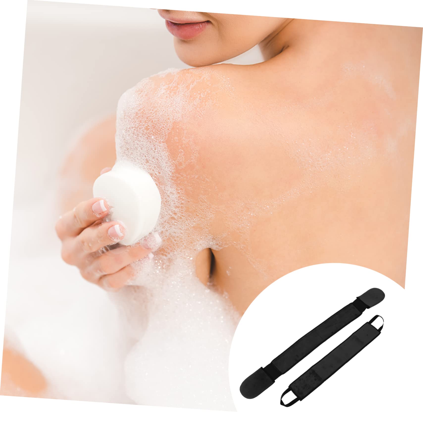 Alipis 6piezas Aplicador De Loción Bronceadora para Espalda De Banda y Guante Material De Flock Uso Cómodo y Duradero para Aplicar Autobronceador Casa