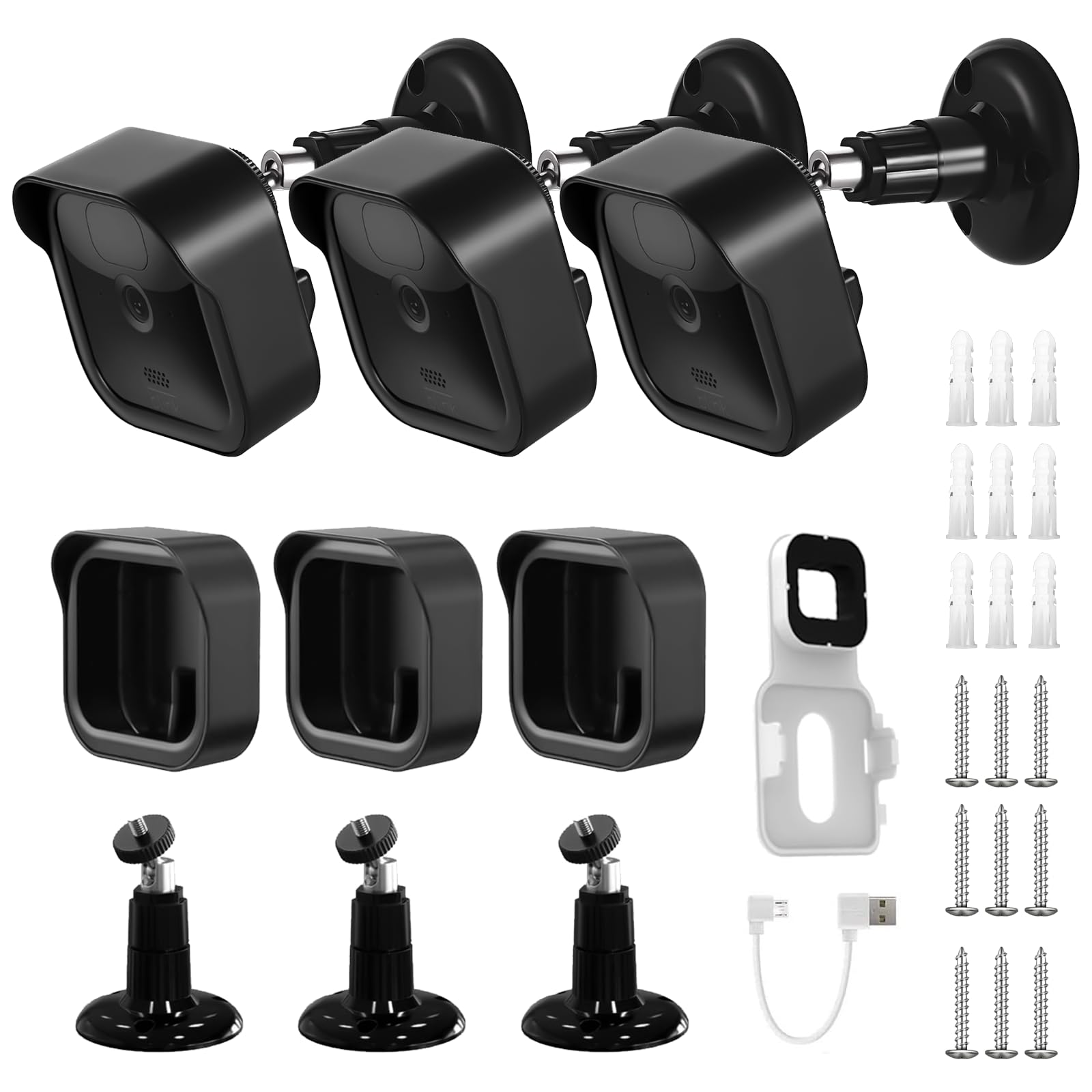 Blink - Soporte de pared para cámara de exterior (3 unidades, 3 unidades)