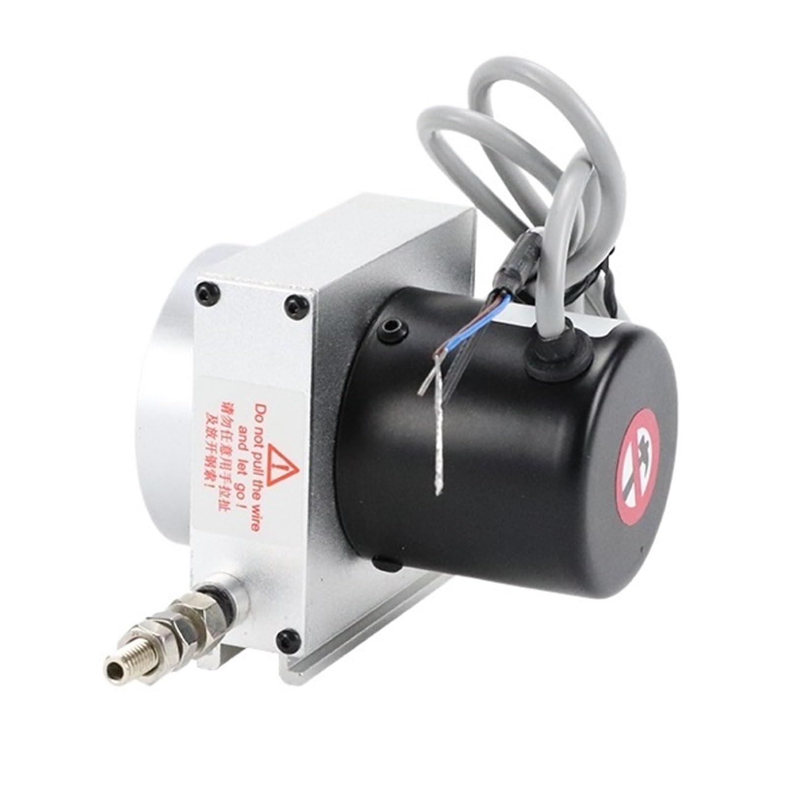 QfUxYYSLD Traction Cable Displacement Sensor, Pull Rope Potentiometer, Linear Position Measurement, WPS-S, Range 1000mm, 1500mm, 2000mm, 2500mm(4-20mA 3 Wires,1500mm)
