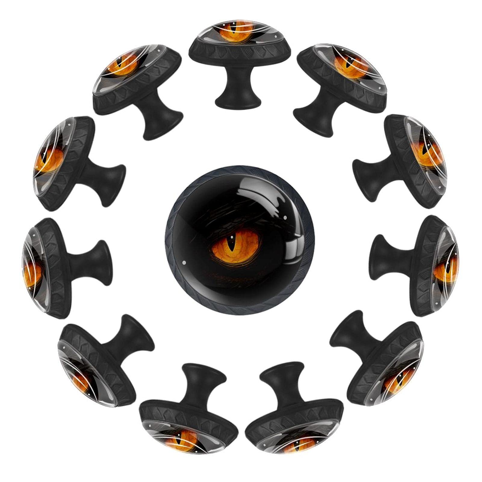 Boutons de tiroir œil de dragon chinois de 35 mm pour meuble de chambre