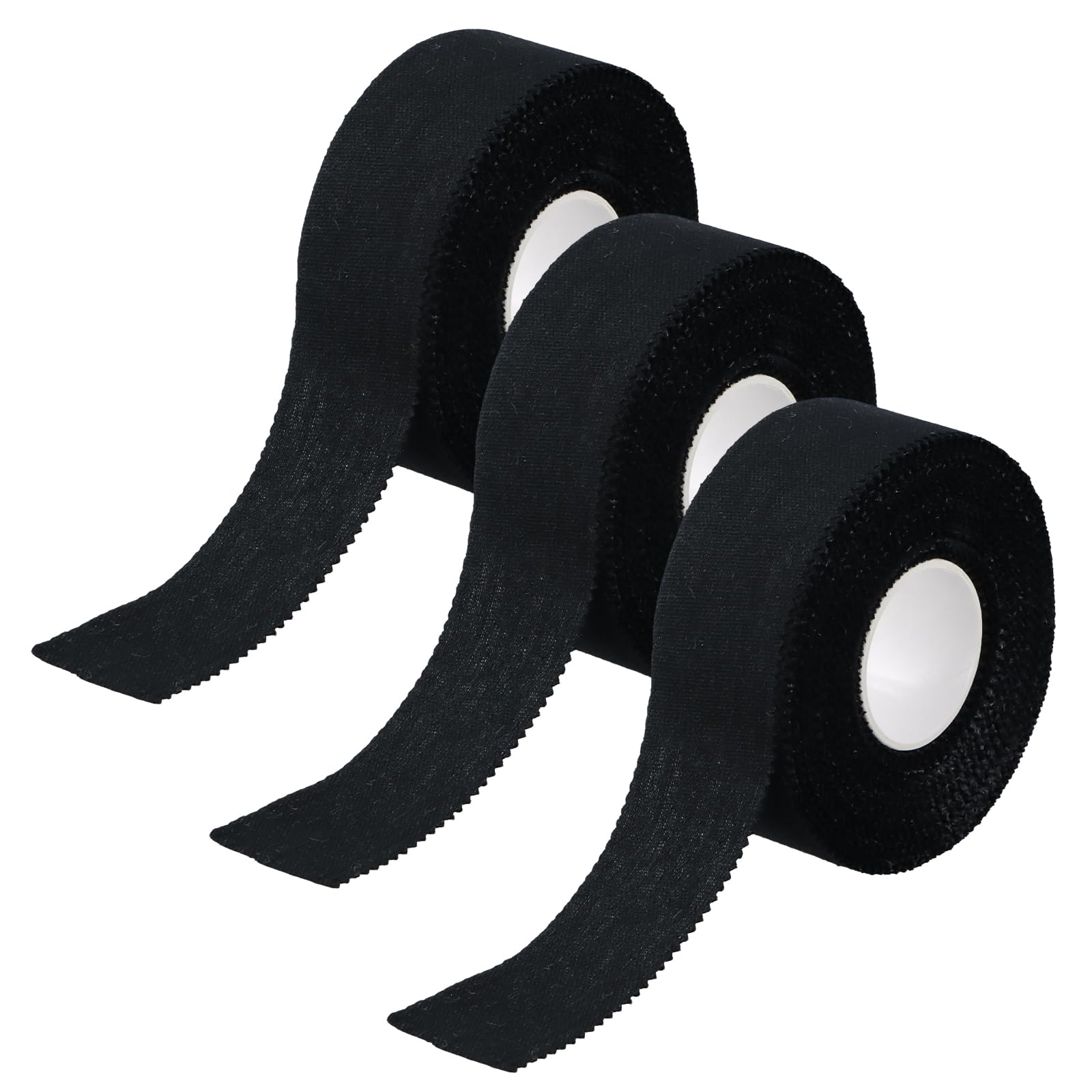 3 Rollen Klettertape 2,5cm×10m, Boulder Tape, Handtape, Sporttape, Fingerbandage Sport, Tape Sport, Schutz Fingerband für Klettern Bouldern Kraftsport Volleyball Handball Kampfsport (Schwarz)