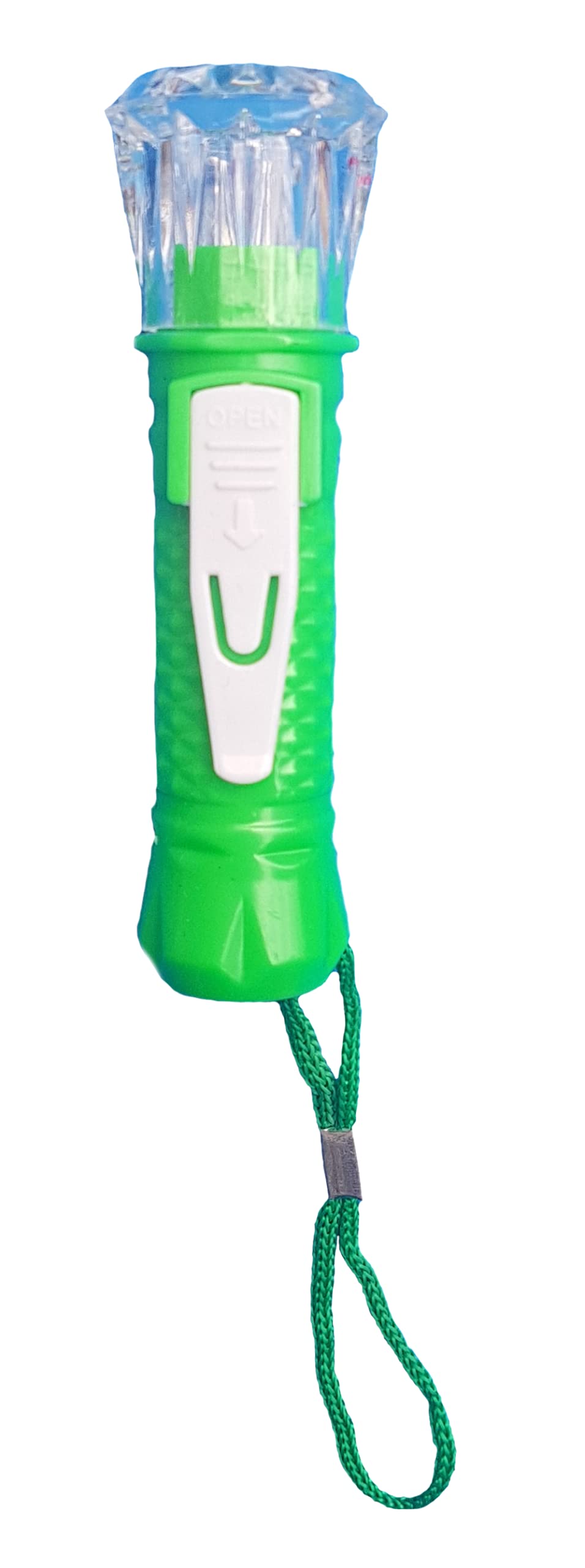 Atst Varies Fun Novelty Light Up Led Keyrings - Part Bag Favour (Magnifying Torch - Large)