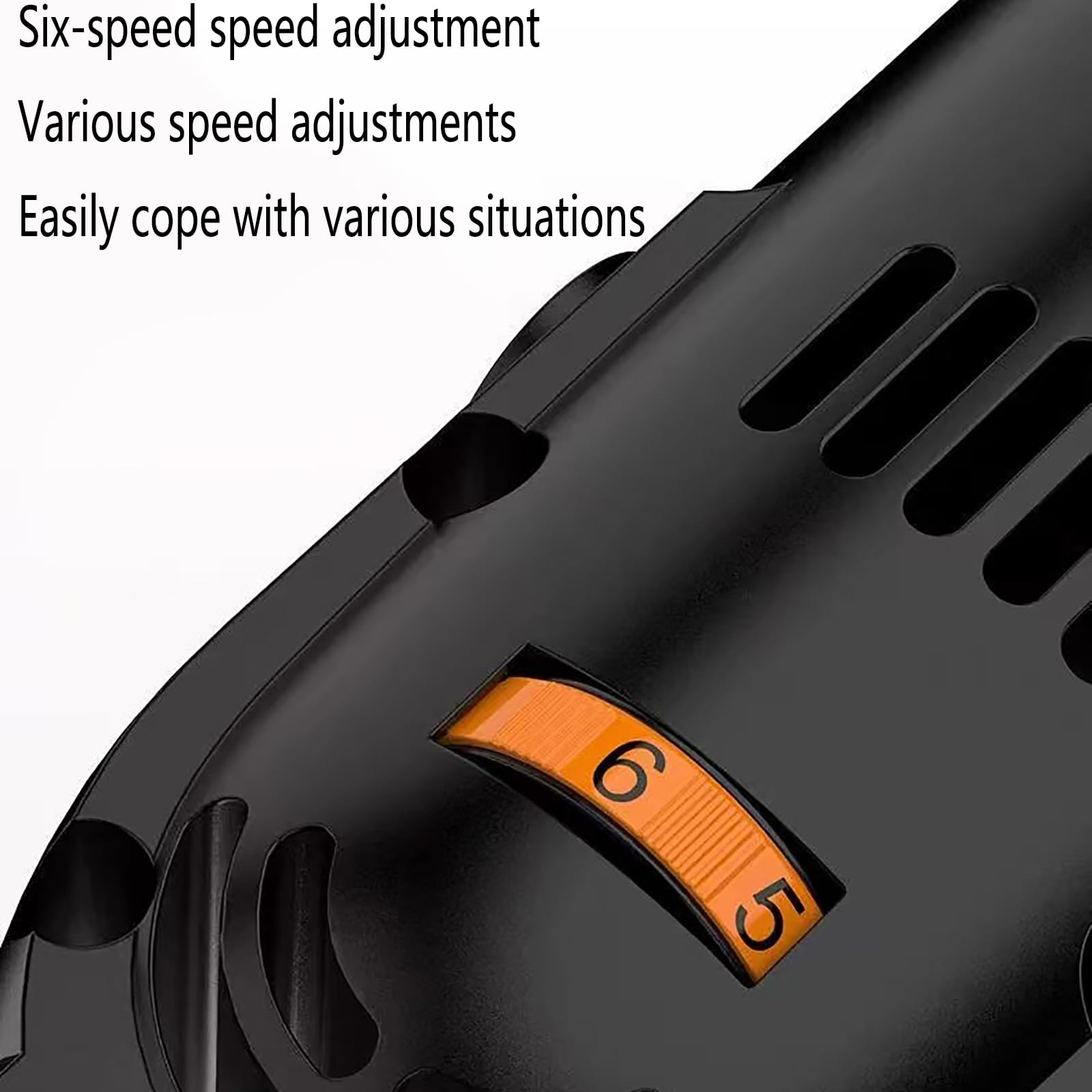 Máquina de limpieza de juntas de azulejos, limpiador eléctrico de 350 W con ajuste de 6 velocidades, 15000 RPM, ancho de cabeza de 2,5 cm, compatible con cabezales de molienda de vástago de 3 mm