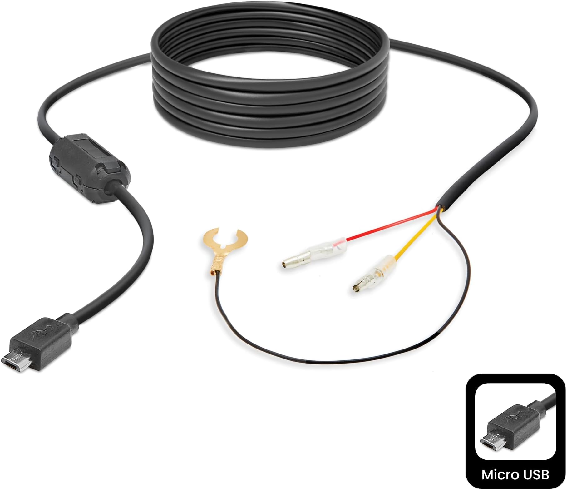 Road Angel Hard Wiring Kit for Road Angel Halo Go, Drive and Pure One. Enables always on Parking Mode, Winter Mode and Battery protection built in, Easy Installation, HD1