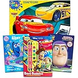 Disney Pixar Toy Story Coloring and Activity Book Super Set - Pack of 3 Books with Paint, Crayons, and Over 1000 Stickers Featuring Toy Story, Incredibles, Finding Nemo and More (Toy Story Party Pack)