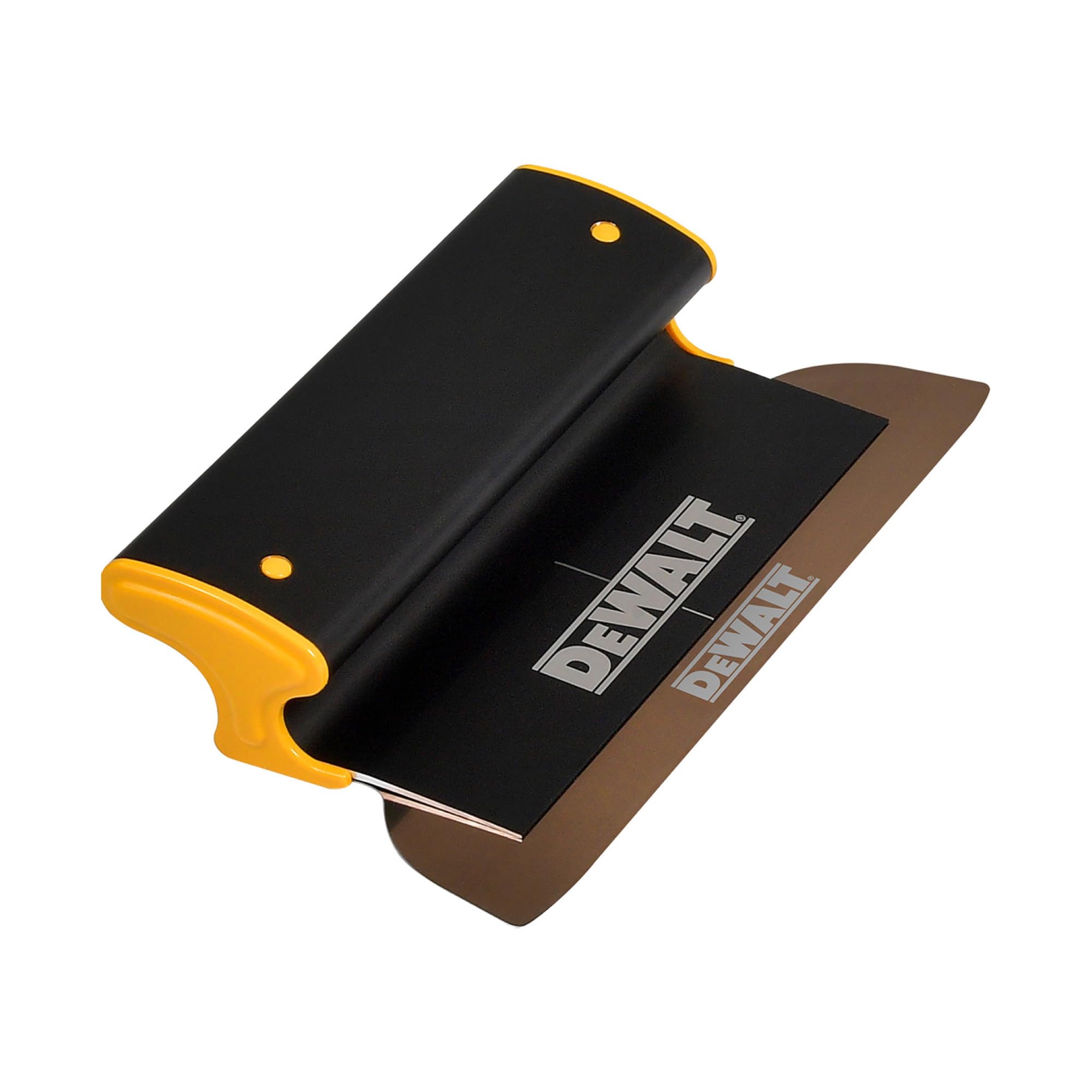 DEWALT Hoja de desnatado para paneles de yeso, 10 pulgadas, grado profesional, construcción de aluminio extruido y acero inoxidable europeo, tapas de extremo de alto impacto, placa de yeso Gyprock,