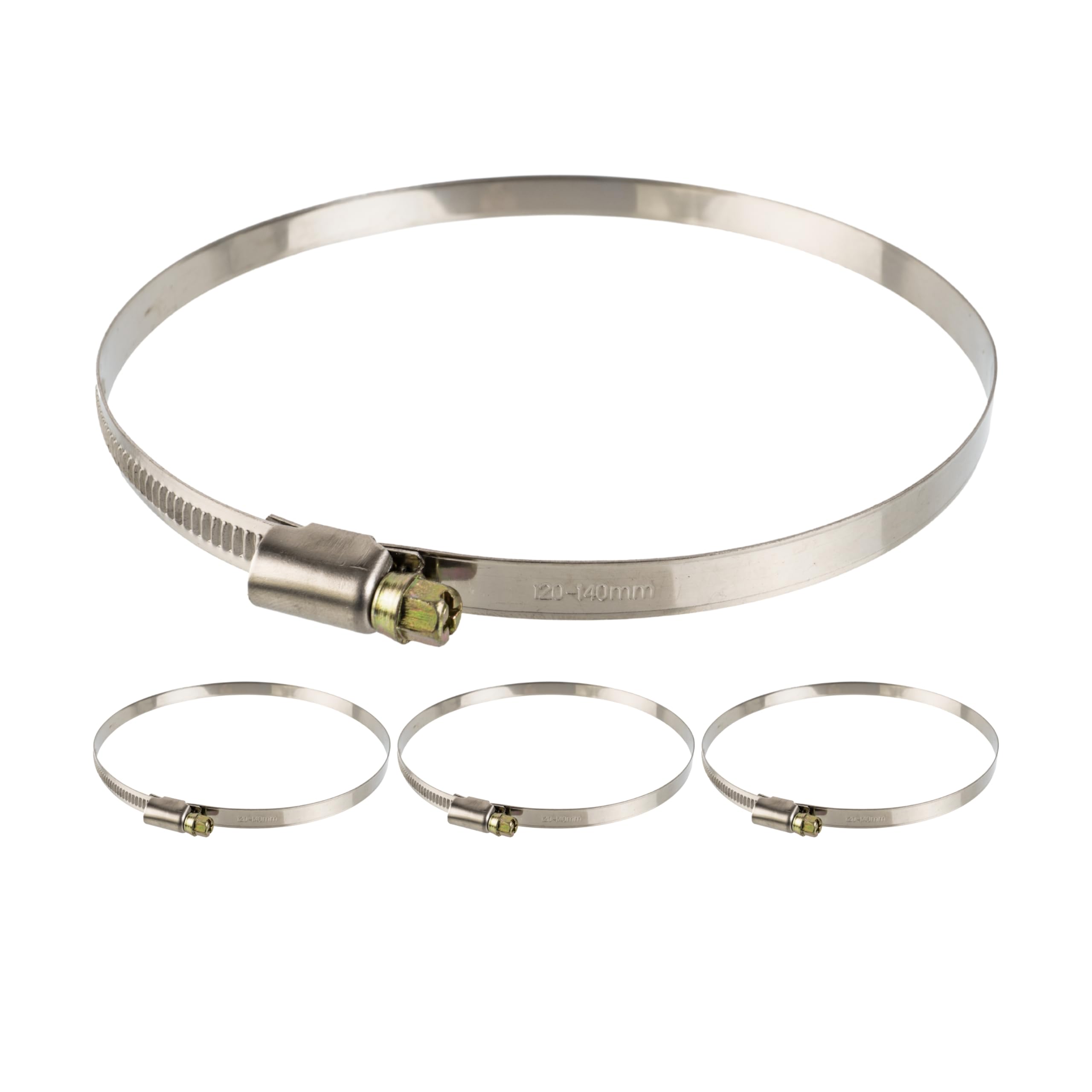 Fascette Stringitubo Inox,Morsetti a Crimpare per Stivale con Giunto