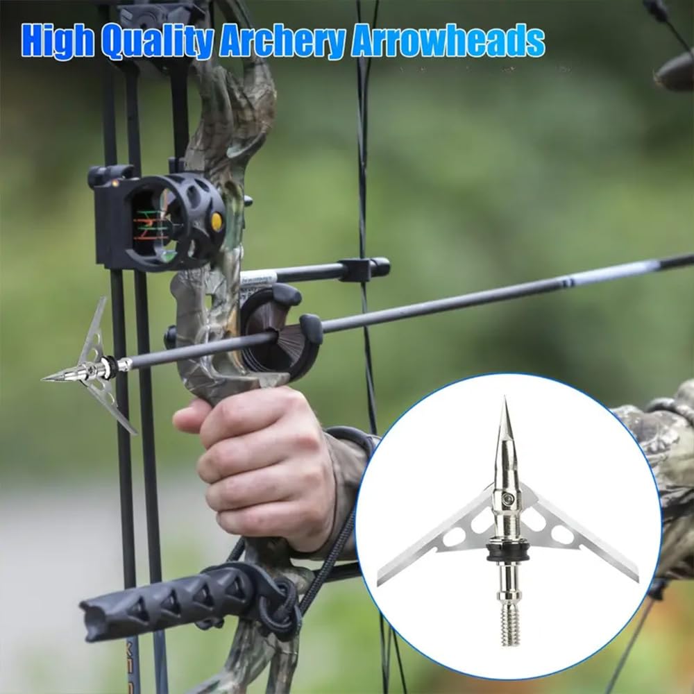 Colère 4- Nouveau Produit de tir à l'arc 2-Lame arrière monté Arc Chasse Balle mécanique avec 2 '' diamètre de Coupe -12composite Arc Chasse Arc spécial 100 Grain est livré avec Une boîte