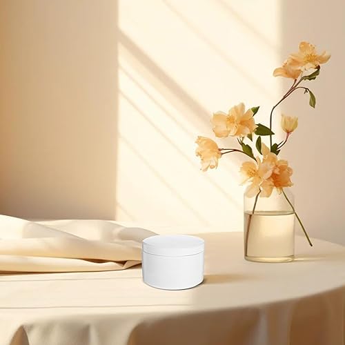 Miniatura 3 de Zerodeko Caja de almacenamiento de cerámica para joyas, organizador blanco liso para anillos, aretes, collares, elegante soporte decorativo para uso