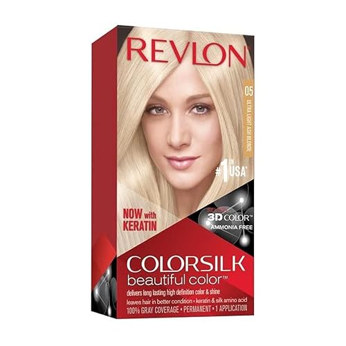 Miniatura 1 de Revlon ColorSilk Beautiful Color, 05 rubio ceniza ultra claro, 1 ea (paquete de 3)