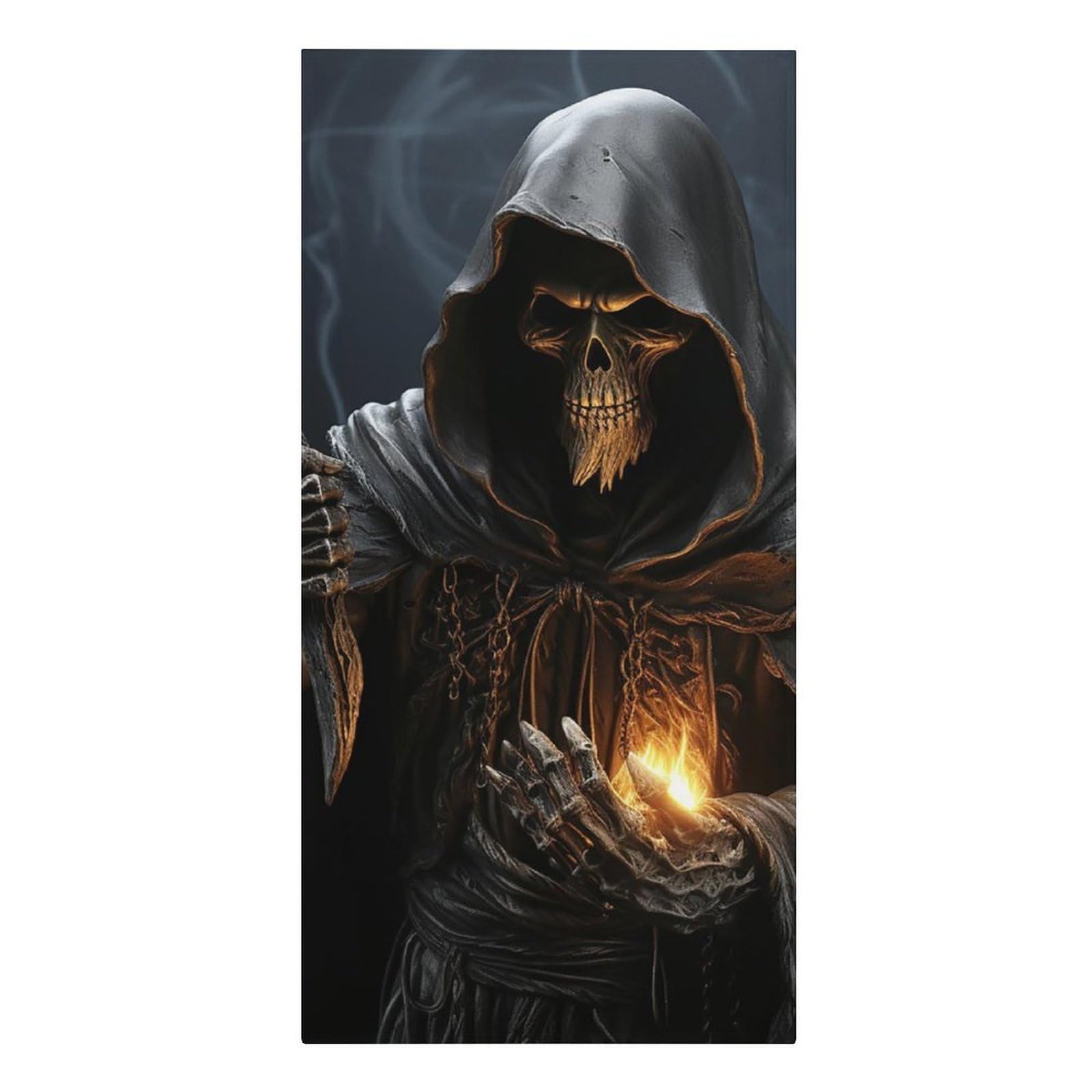 QMNLKH Grim Reaper Beach Towel for Women, Large Microfiber Pool Towel for Men, Absorbent Swim Towels for Home, Lightweight Bath Towels for Camping, Yoga, 30.3"x61.4"
