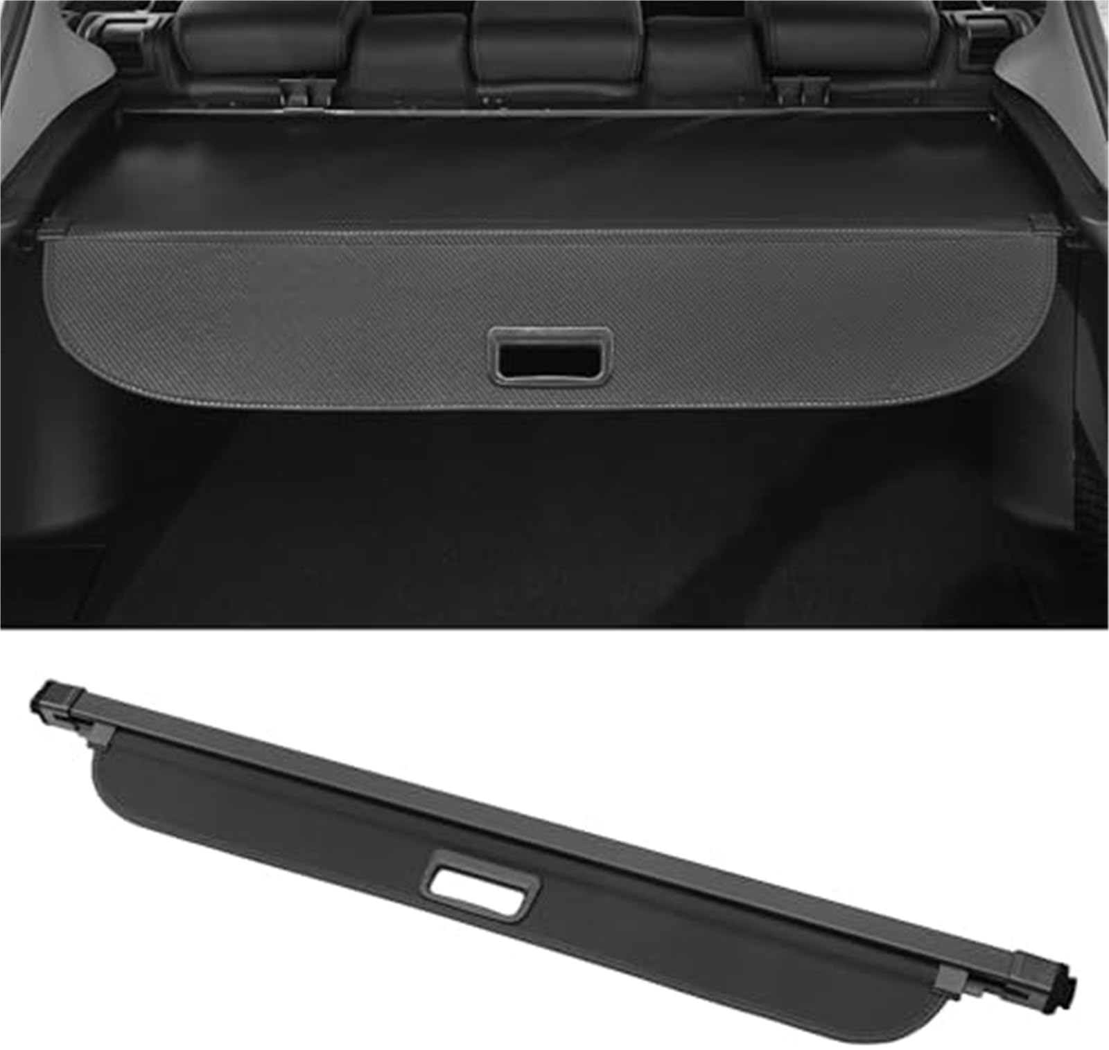 fhjwqronte Cargo Area Storage Rack Car Trunk Retractable Cargo Cover, for Mercedes-Benz, for Smart Fortwo 2016-2022 Rear Parcel Shelf Luggage