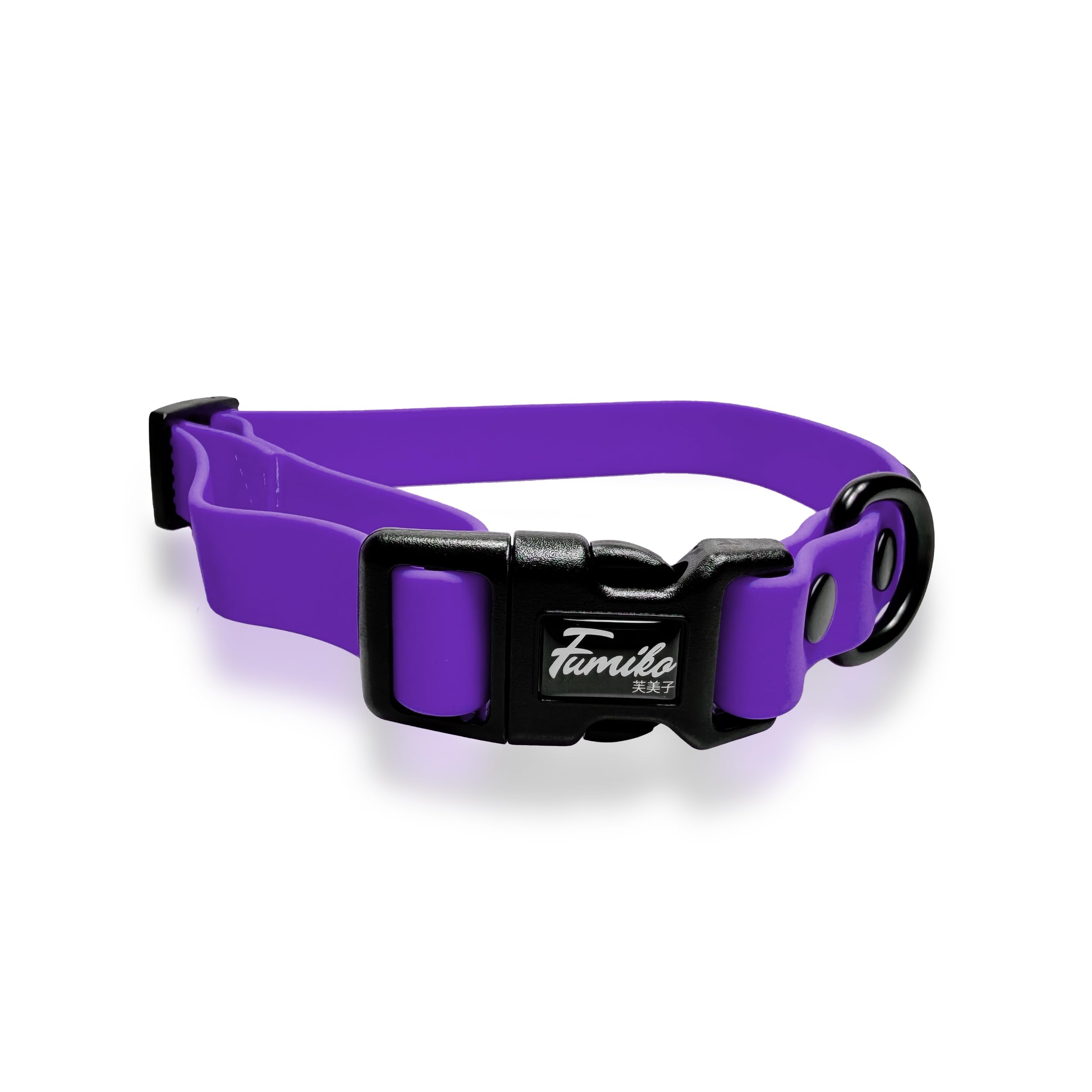 Fumiko® Hundehalsband aus Biothane versch.größen (Verry Berry, XS)