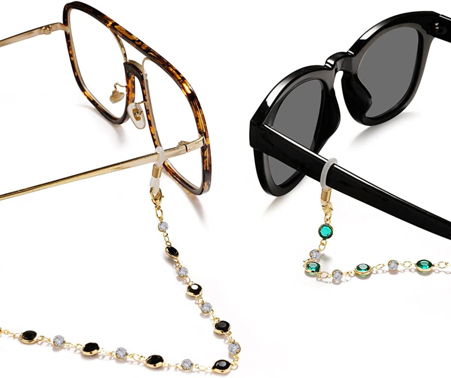 Chaînette pour Lunettes de Soleil, Cordon Porte-Lunettes, Accessoire de Maintien pour Lunettes de Vue pour Femmes