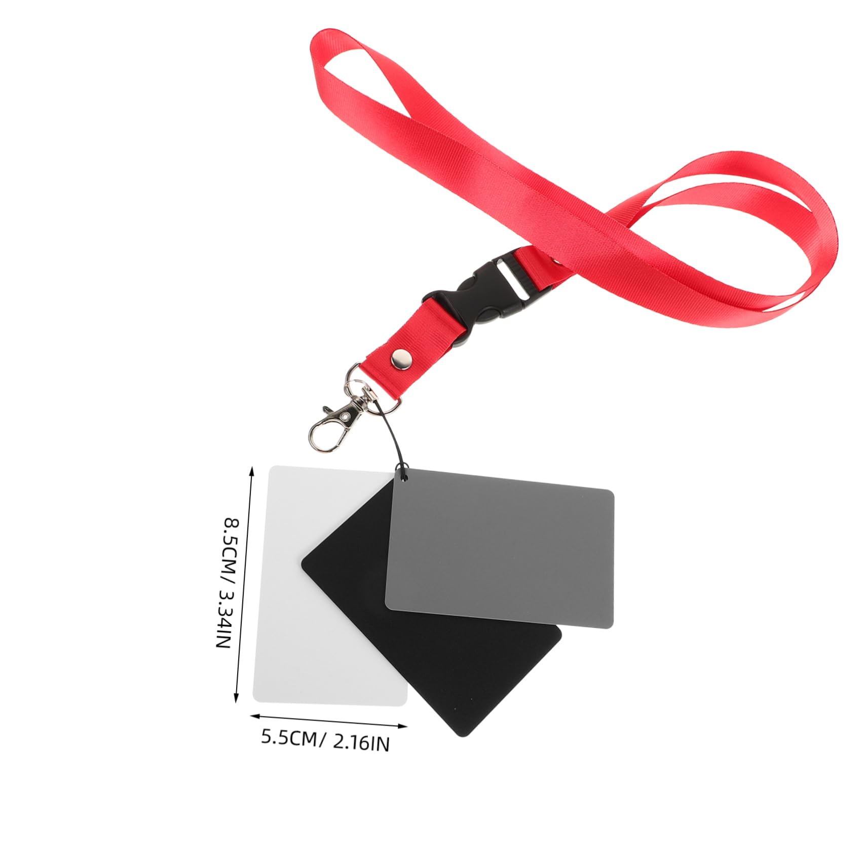Gadpiparty High Precision for White Balance 18% Exposure Photography Card Reflective Board Waterproof Design for Outdoor Photography