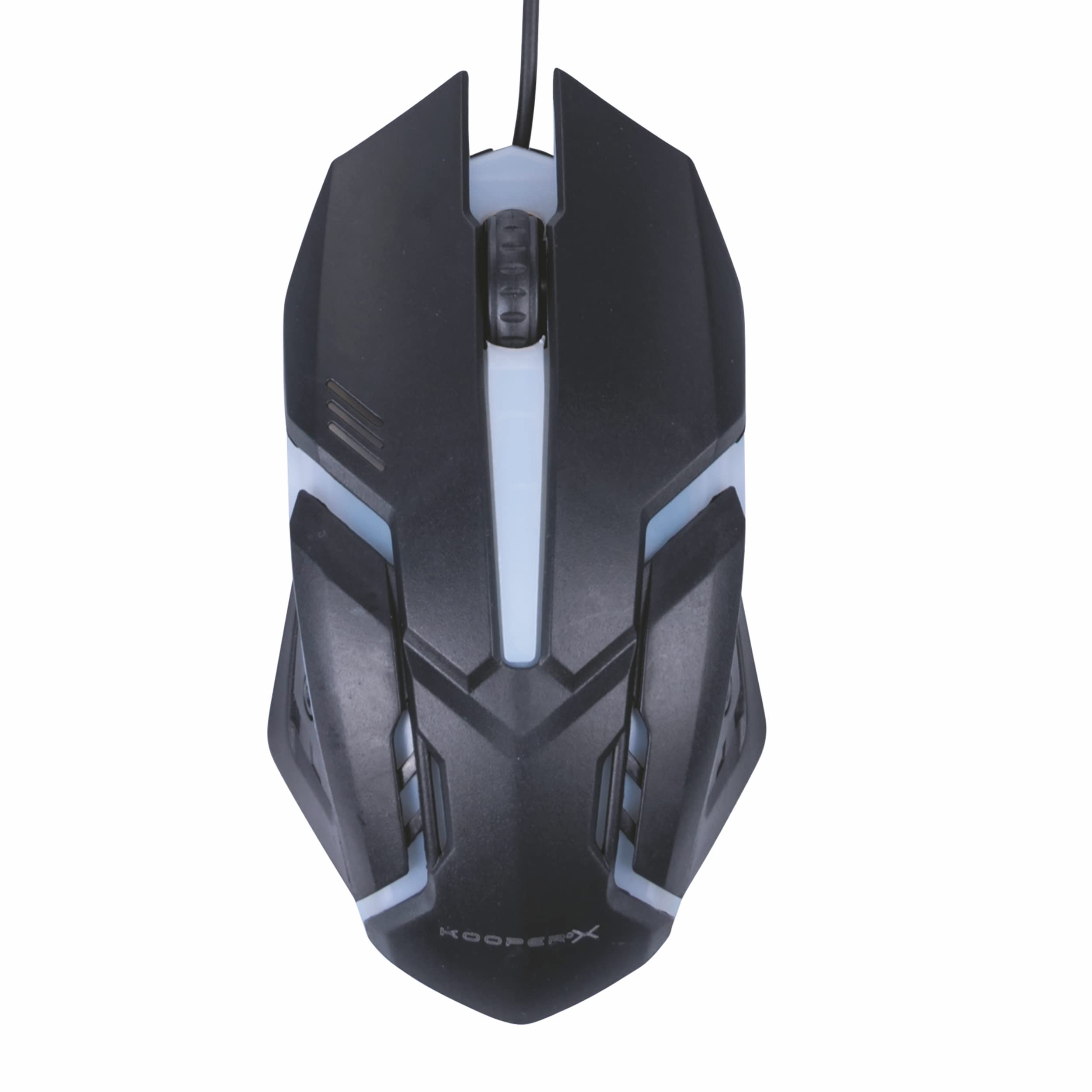 Set combo gaming 5 in 1 con sdoppiatore, mouse, tastiera, tappettino, cuffie con microfono