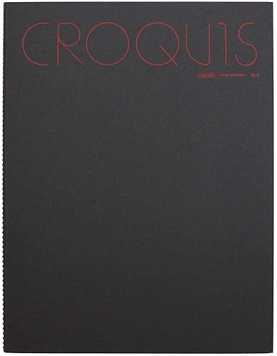 Miniatura 3 de Maruman cuaderno de bocetos grande de algodón crema papel 356 × 10.551 in SL2 (rojo, blanco hacia fuera un color. Color al azar)