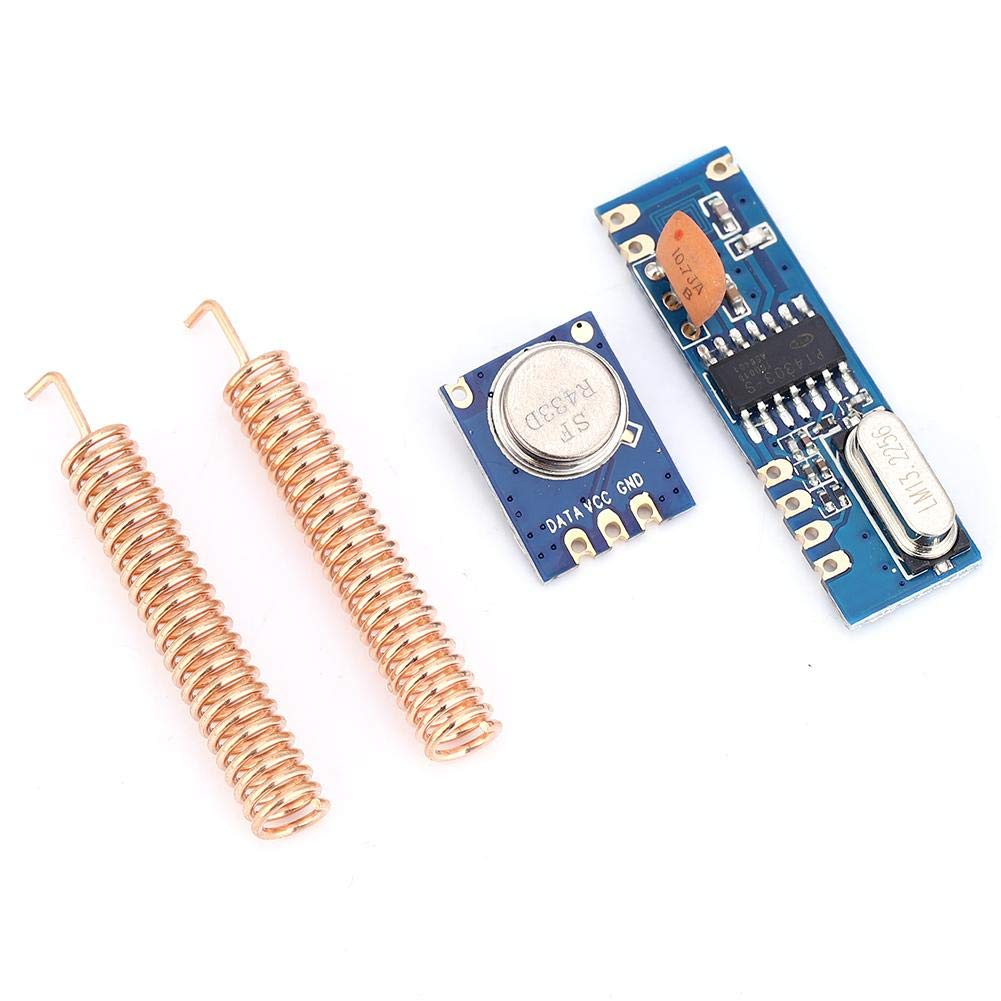 VOBOR STX882 + SRX882 + 433MHz Federantenne Ask Wireless Transceiver Receiver Modul Kombination (STX882+SRX882)