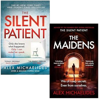Alex Michaelides Collection 2 Books Set (The Silent Patient, The Maidens)