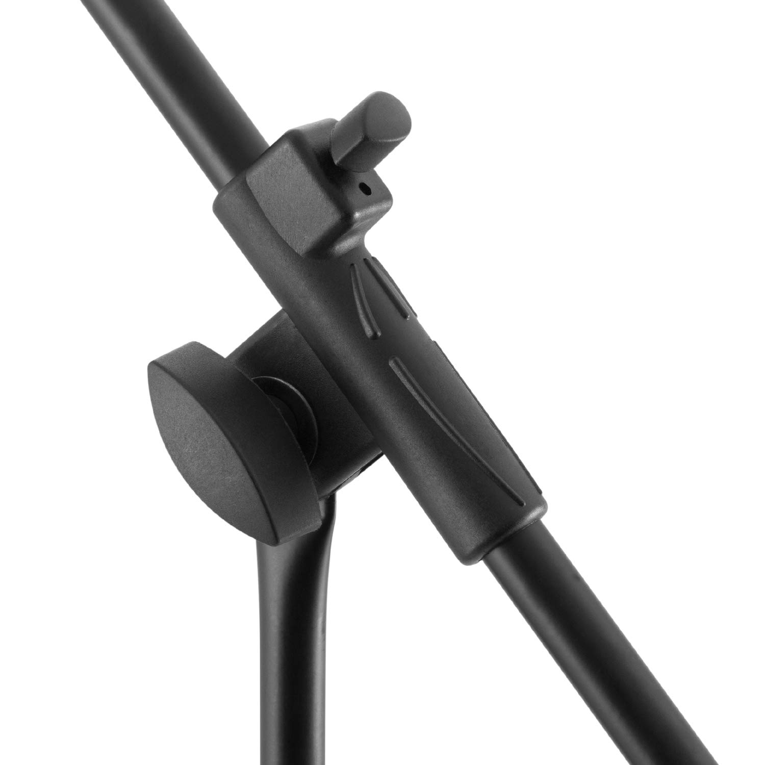 Tiger Boom - Soporte para micrófono con clip para micrófono, Plástico con Bolsa, Negro | Trípode para micrófono con soporte y bolsa, estable y regulable en altura, ideal para escenarios, estudios y ensayos