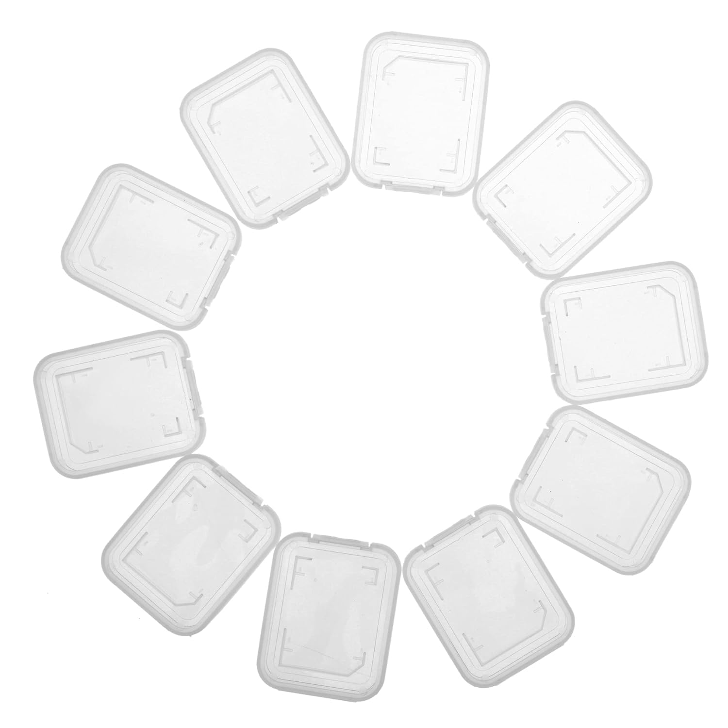 MIK Transparent Standard SD SDHC Memory Card Case Holder Box Storage Boxes (Pack of 10) (B0D29MQXN2) Amazon Price History, Amazon Price Tracker