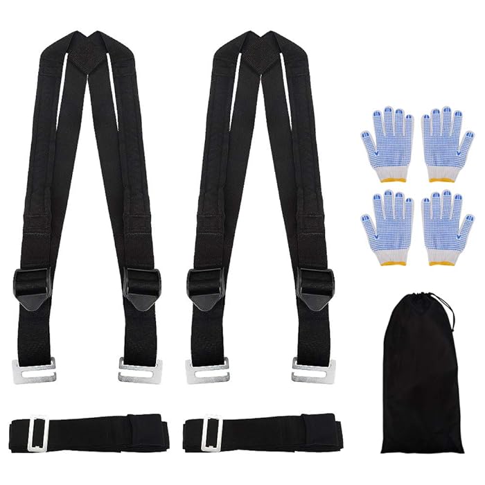 Buy Moving Straps,2Person Moving and Lifting Straps Easily Move, Lift, Carry, And Secure