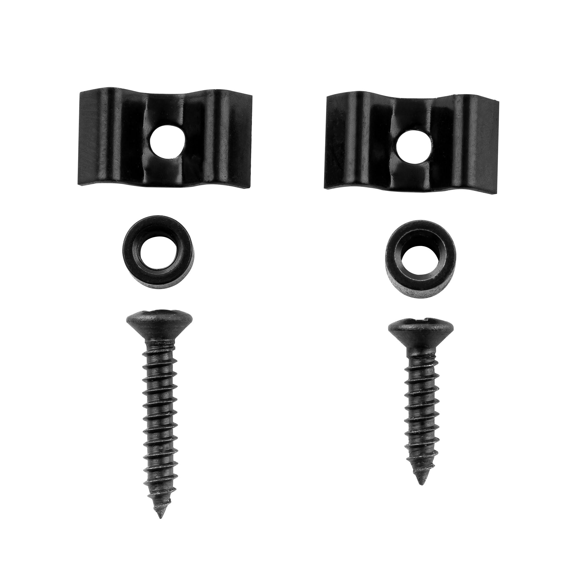 4 Guide Per Corde Chitarra Elettrica NHPY | Abbassacorde A Rollo Con Viti - Per Paletta