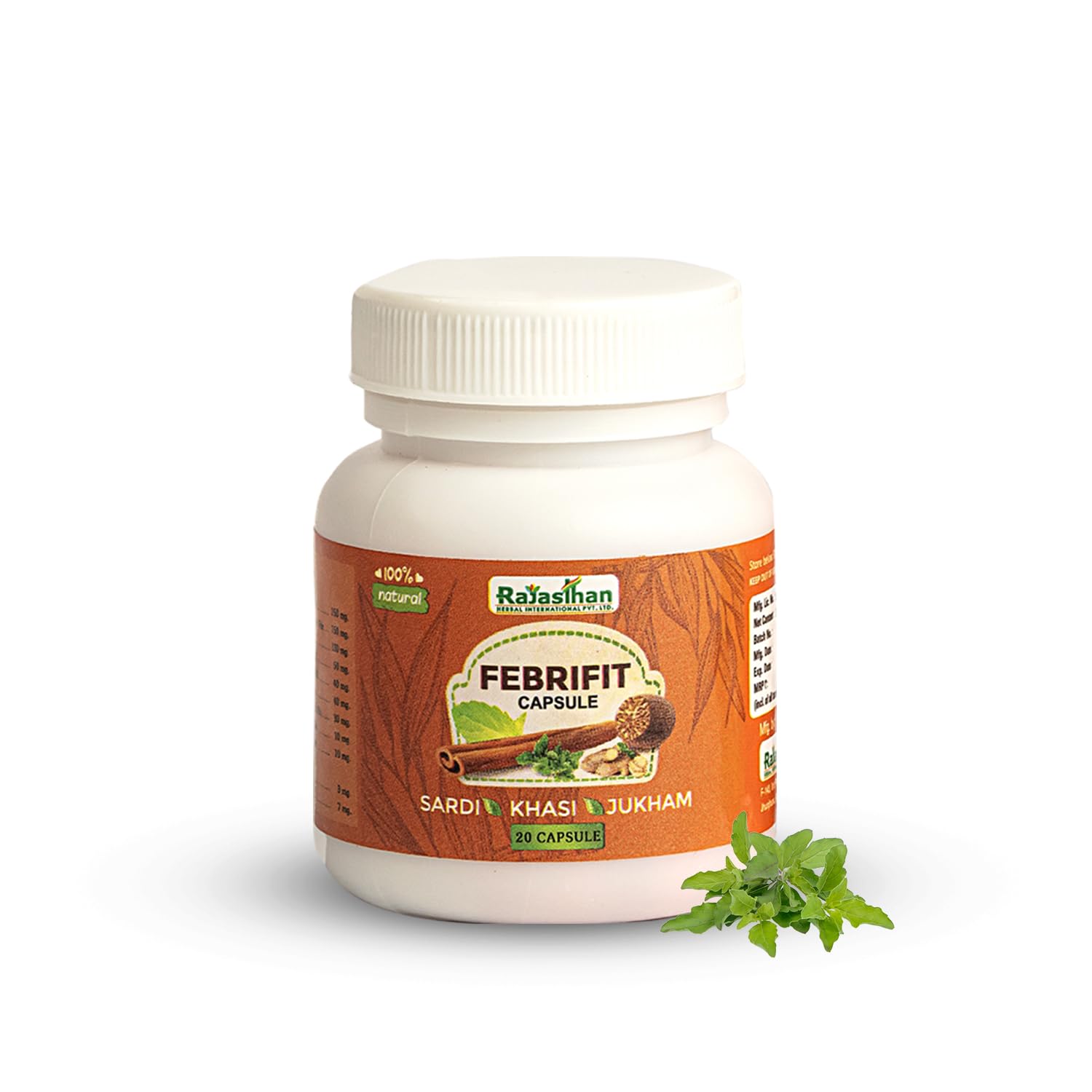 Febrifit Capsules | Supports Healthy Respiratory System | Useful In Cough, Cold, Typhoid,Dengue, Fever And Sore Throat | Both For Men & Women - 20 Caps (Pack Of 1)-image-20
