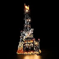 Vista 2 de LIGHTAILING Luz para Lego-10333 Barad-dûr – Kit de iluminación LED compatible con modelo de bloques de construcción Lego – no incluye el juego