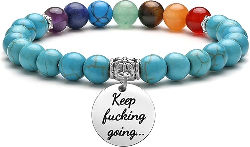 Miniatura 8 de Top Plaza Pulseras de cuentas de piedra de 7 chakras para yoga reiki cristales curativos pulsera de cuentas de piedras preciosas de piedras