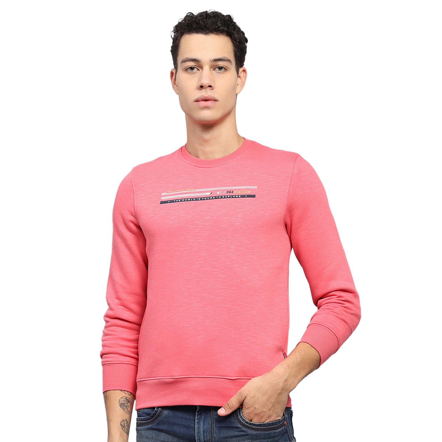 Monte Carlo Mens Printed Round Neck Full Sleeve Sweatshirt (224066170)-picture-33