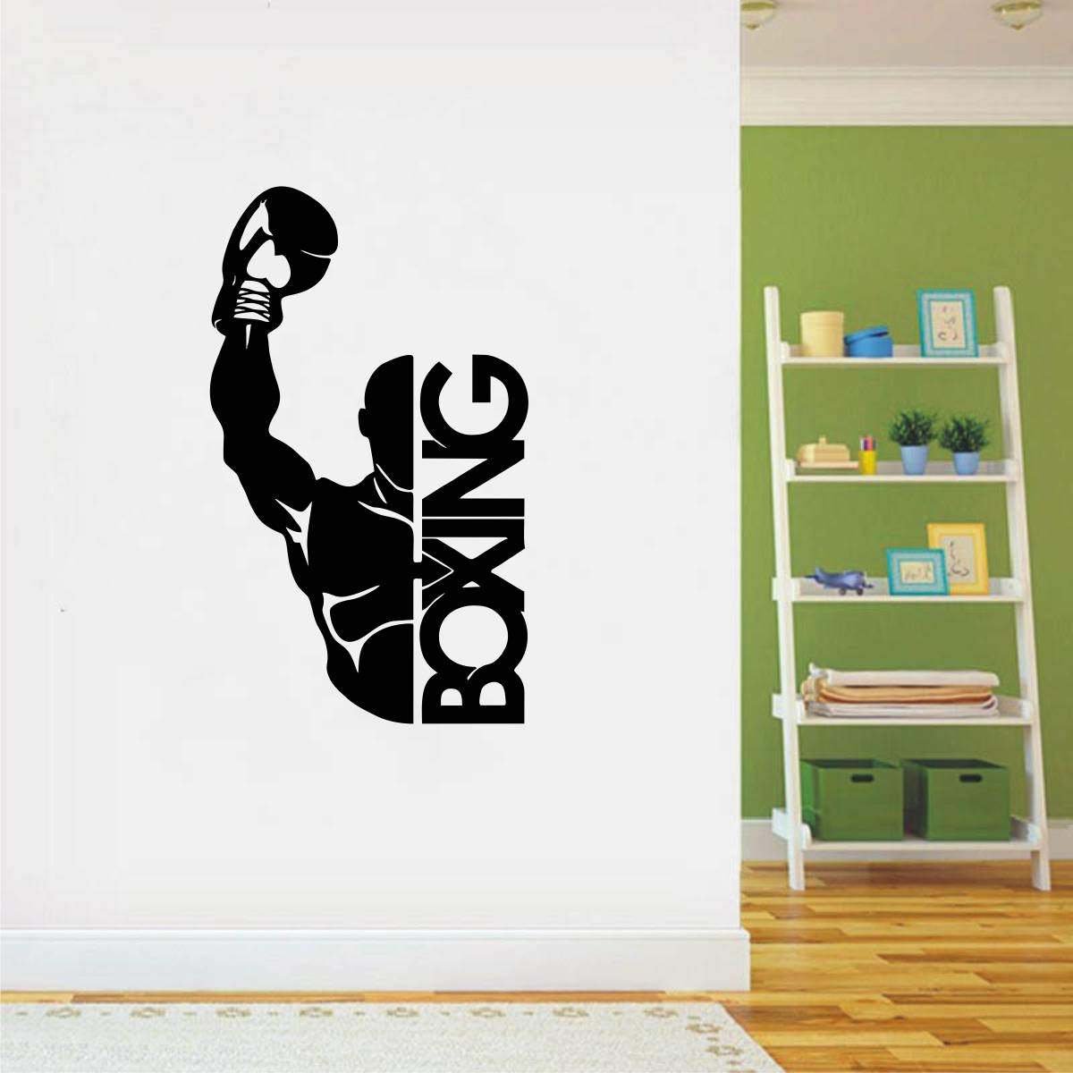 Decal O Decal Wall Decals  Boxing  Wall Stickers (PVC Vinyl,75cm x 45cm) Multicolour (B07M6QGJ1W) Amazon Price History, Amazon Price Tracker