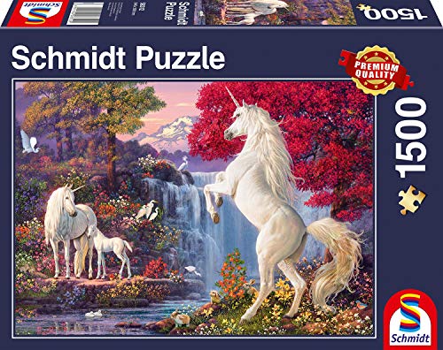 Preisvergleich Produktbild Schmidt Spiele Puzzle 58312 Triumph der Einhörner, Puzzle, 1500 Teile