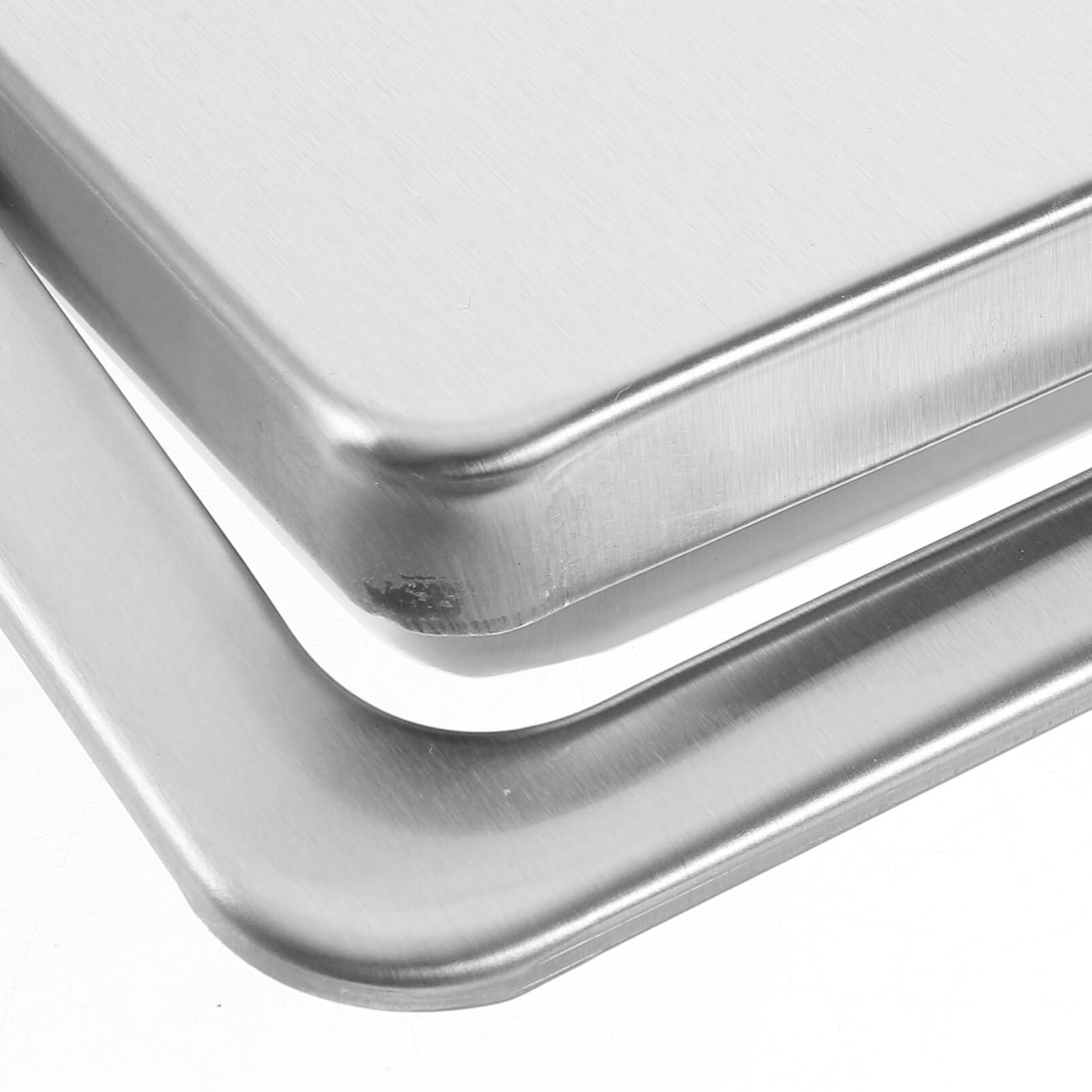 ABOOFAN Trash Bin Lid Only Swing Top Trash Can Lid Stainless Steel Waste Bin Lid Swing Flap Lid Cover Built-in Countertop Cover for Replacement